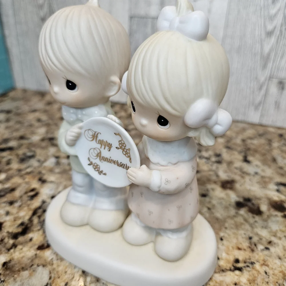 Precious Moments Happy Anniversary God Bless Our Years Together w/So Much Love - Picture 14 of 14